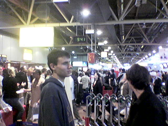 Passengers queuing for checkin
